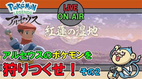 ヒスイ地方ツアー！（紅蓮の湿地編）全てのポケモンを狩りつくせ！！【pokemon Legends アルセウス】 Youtube