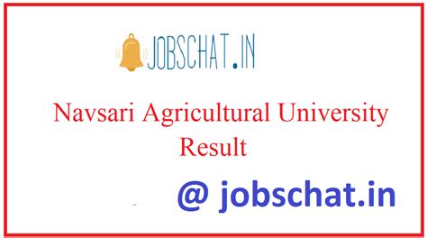 Navsari Agricultural University Result 2021 (OUT)