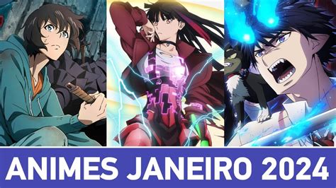 NOVOS ANIMES DE JANEIRO INVERNO DE 2024 Guia De Temporada YouTube