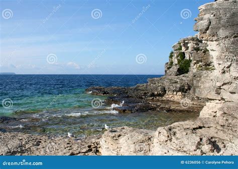 Tobermory, Ontario stock photo. Image of limestone, lake - 6236056