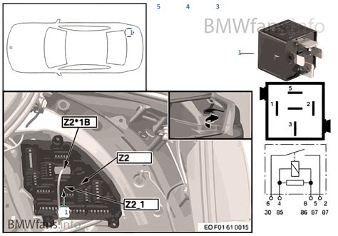 Relais Klemme 30b Z21 Bmw 5 F11 520d N47n Europa