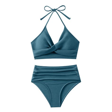 Beai Swimsuits For Curvy Women One Piece Womens Bikini Set Push Up Modest Swimwear Dress Modest