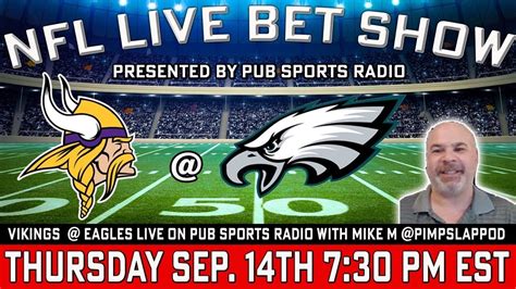 Philadelphia Eagles Vs Minnesota Vikings Live Bet Stream Nfl Football