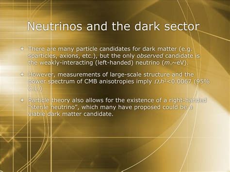 Ppt Sterile Neutrinos As Subdominant Warm Dark Matter Powerpoint