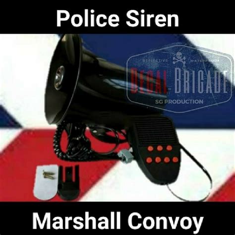 Police Siren With Mic Motorcycles Motorcycle Accessories On Carousell