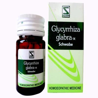 Willmar Schwabe India Glycyrrhiza Glabra 1X Tablets 20g Paras