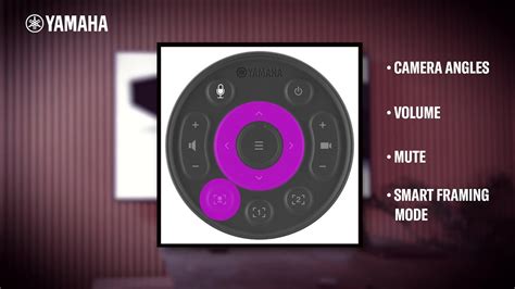 Yamaha Video Collaboration Systems Cs And Cs Remote Control