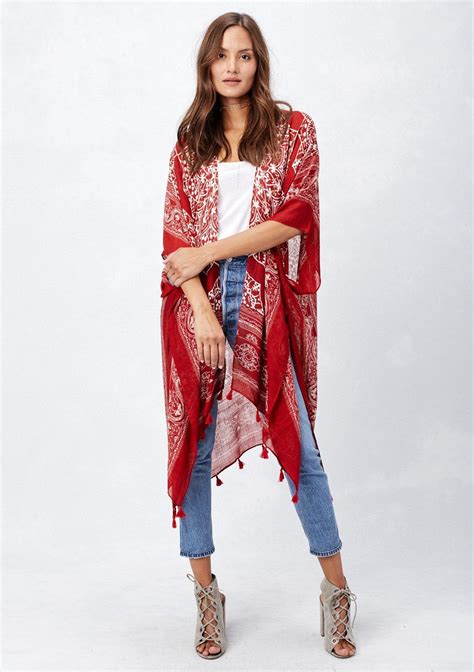 Emiko Beach Kimono Boho Outfits Boho Chic Outfits Bohemian Clothes