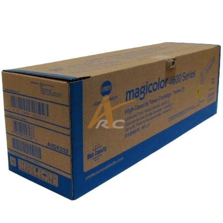 Genuine Toner Cartridge Yellow For Magicolor High Capacity