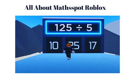 Mathsspot Roblox Games Eshop