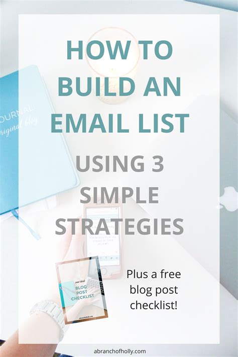 How To Build An Email List Using 3 Simple Strategies Blog Post