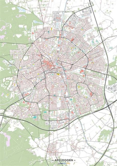 Kunstkaart Apeldoorn Geodatashop