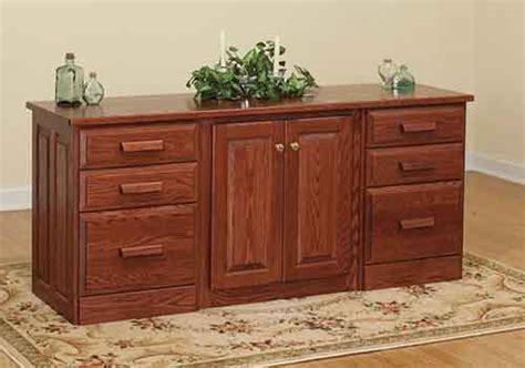 Amish Office Credenzas Illinois Amish Market Custom Furniture