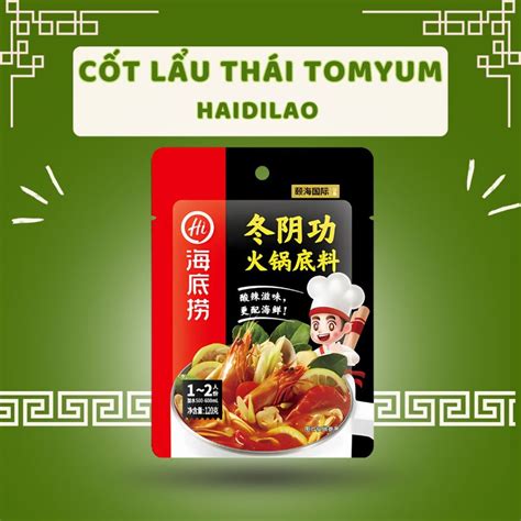Tomyum Haidilao Thai Hot Pot Essence Standard Thai Spicy And Sour Hot Pot Seasoning Pack 210g