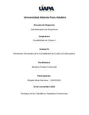 Costo Tarea Docx Universidad Abierta Para Adultos Escuela De