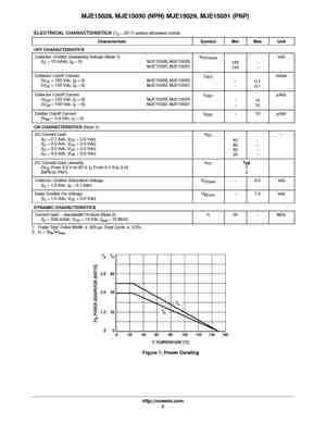 Mje Datasheet Equivalent Cross Reference Search Transistor