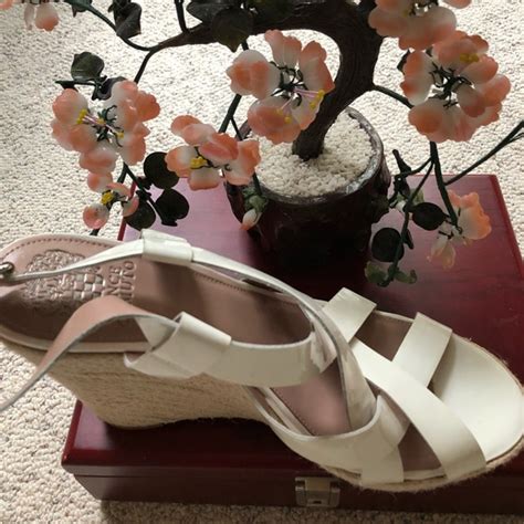 Vince Camuto Shoes Vince Camuto Hattie White Patent Wedge