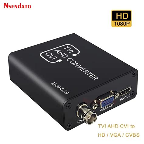 Преобразователь сигнала 720/1080P 5MP 2MP TVI CVI AHD в HD/VGA/CVBS для ...