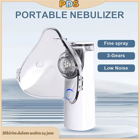 Jual Nebulizer Portable Mesh Alat Uap Bantu Pernafasan Asma Inhalasi