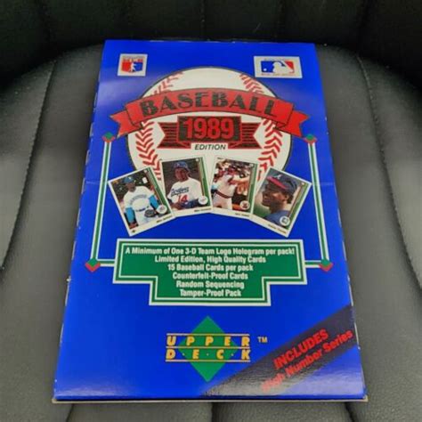 Upper Deck Box High Series Factory Sealed Packs Griffey Jr Read