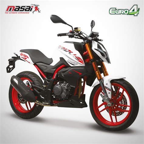 Moto FURIOUS RACING 125 Blanc Homologuée Euro 4 Moto MASAI 125cc 4T