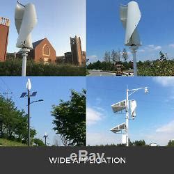 W Helix Magnetic Levitation Axis Vertical Wind Turbine Generator