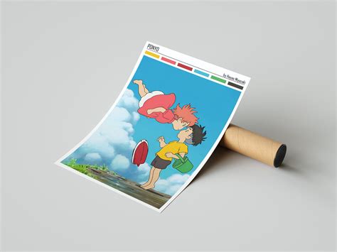 Ponyo Print Studio Ghibli Poster Studio Ghibli Poster Ponyo Etsy