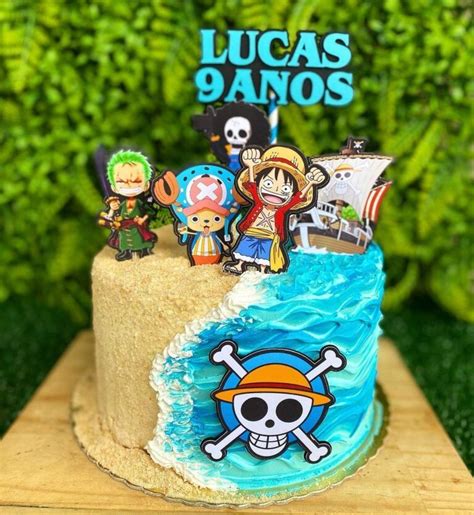 Bolo One Piece 50 Fotos Tutoriais Para Uma Festa Tema De Pirata