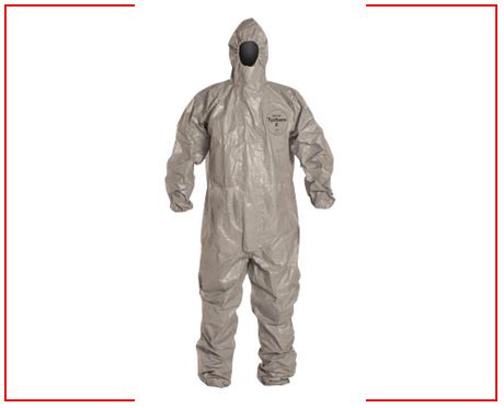 DuPont Tychem F Coverall W Respirator Fit Hood Wayne Safety