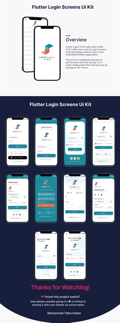 Github Muhammadtalhasultan Flutter Login Ui Kit