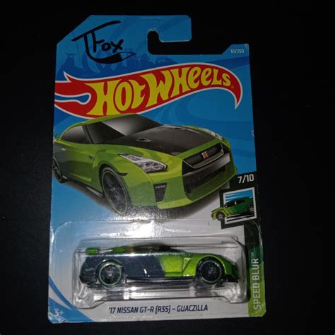 Hot Wheels R35 Nissan Gtr Guaczilla Hobbies Toys Toys Games On Carousell