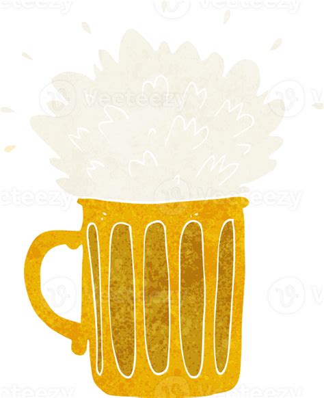 Cerveza Espumosa De Dibujos Animados Png