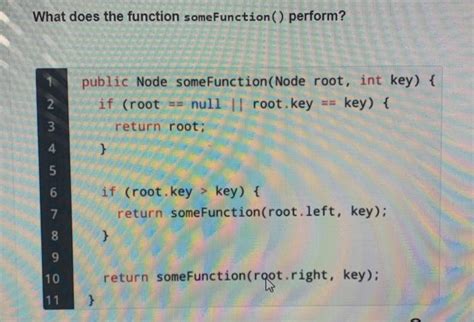 Solved What does the function some Function() perform? 2 | Chegg.com