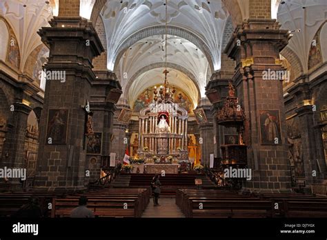 Interior Of The Cathedral In Plaza De Armas Cuzco Peru Stock Photo