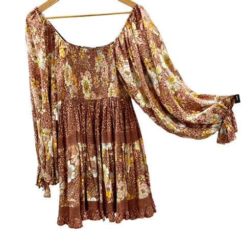 Jaase Boho Midi Dress Size M S