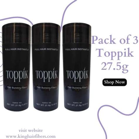 Toppik Hair Building Fibers 27 5g Value Pack Of 3 Bottle