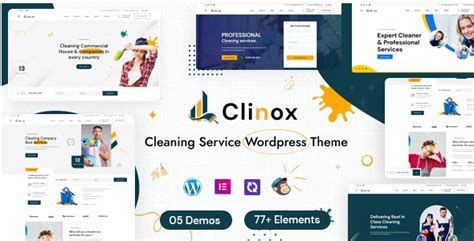Clinox - Cleaning Services WordPress Theme 1.0.4 - GPLPlus