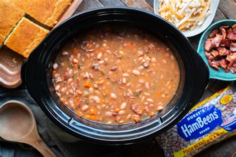 Slow Cooker Pinto Bean and Bacon Soup - The Magical Slow Cooker