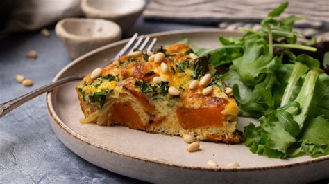 Sweet Potato And Crispy Kale Frittata Recipe