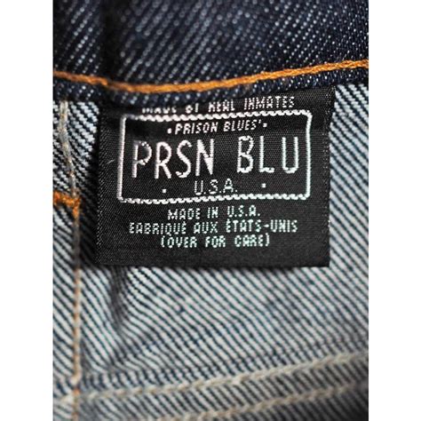 再入荷 Prison Blues プリズンブルース DOUBLE KNEE WORK JEAN 7 POCKET RINSED BLUE