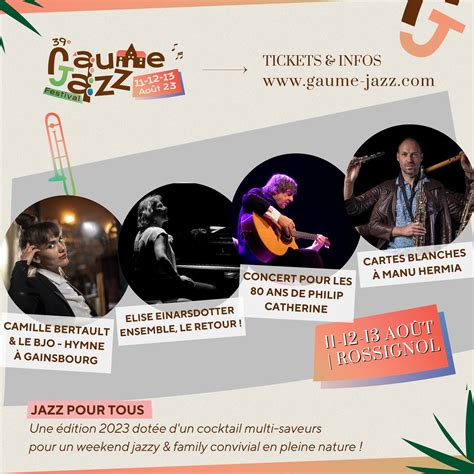 Gaume Jazz Festival 2023 Festival Jazz 360