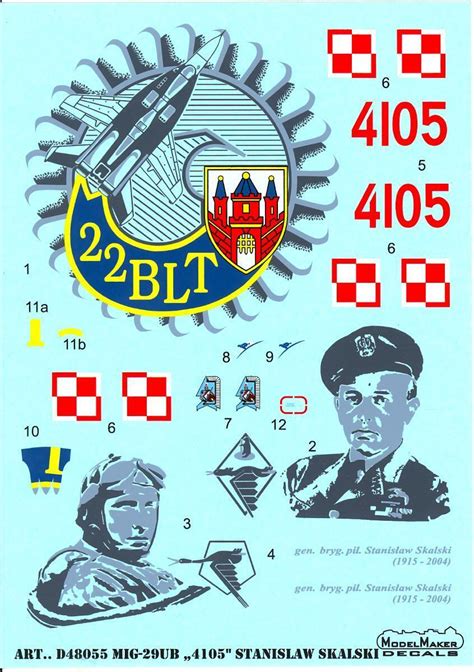 Model Maker Decals Mikoyan Mig Ub Fulcrum Stanislaw Skalski Ebay