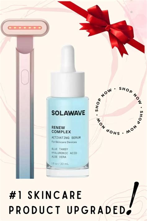 Solawave 4 In 1 Radiant Renewal Wand And Serum Bundle Face Skincare