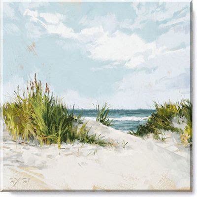 Darren Gygi Home Collection Beach Dune Giclee Wall Art Wrapped Canvas