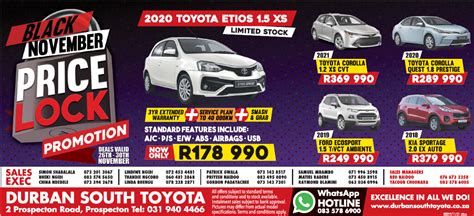 TOYOTA-PRE-OWNED-SPECIALS | Durban South Toyota Blog