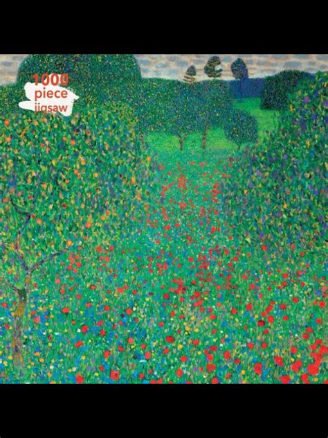 Adult Jigsaw Puzzle Gustav Klimt Poppy Field Data Status