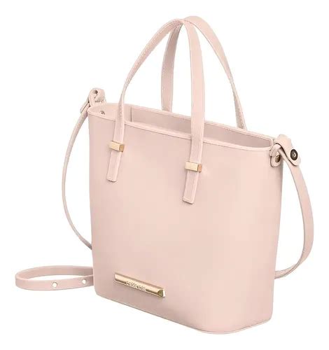 Bolso De Hombro Laila Petite Jolie Para Mujer Color Nude Nuevo