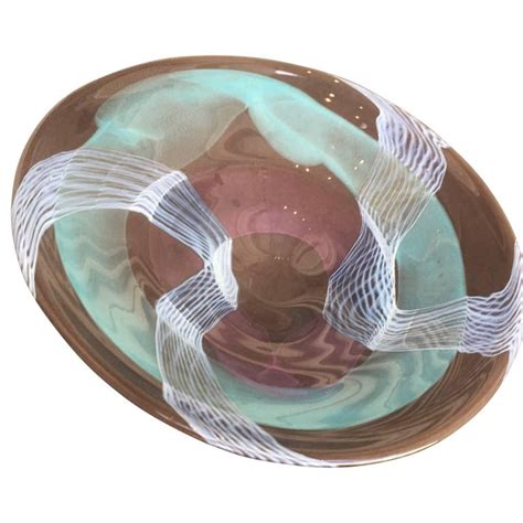 Large Modern Art Glass Charger For Sale At 1stdibs