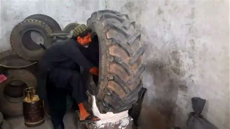 Amazing Skill Of Repairing A Hard Impact Sidewall Huge Truck Tire