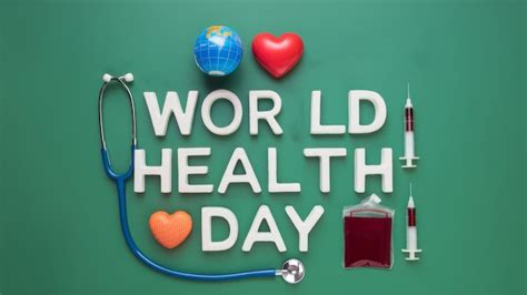 Premium Photo World Health Day Conceptual Display